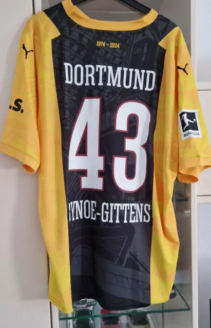 BVB Borussia Dortmund 50 Jahre Westfalenstadion Trikot XXL 43 Bynoe Gittens NEU