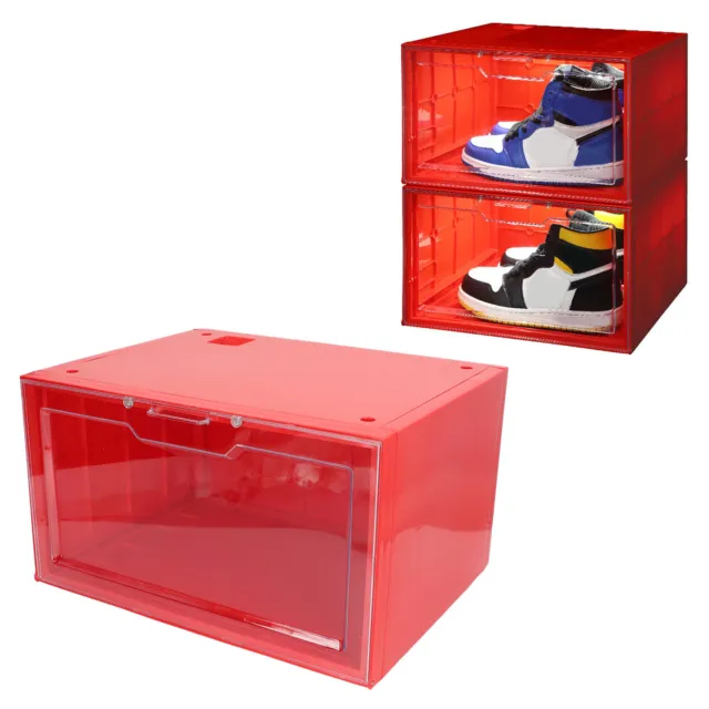 Zapatero de plástico apilable Diy Free Combination Organizador de zapatos  escalonados para el pasillo de entrada