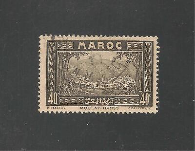 French Morocco #133 (A21) VF USED - 1933-34 40c Moulay Idriss of the Zehroun