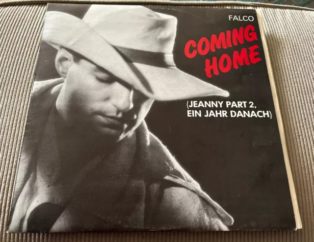Vinyl - FALCO / Coming Home /Jeanny Part 2 - Single 45 rpm - Teldec records 1986
