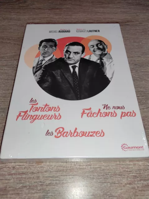 * Coffret 3 Dvd Neuf Sous Blister Les Tontons Flingueurs Ne Nous Fachons Pas Les