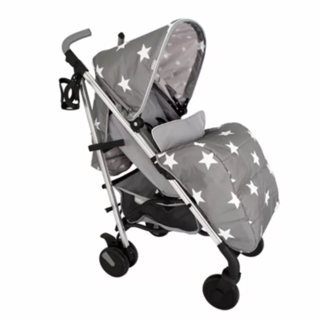 My Babiie MB51 From Birth Baby Stroller / Pram - Grey Stars