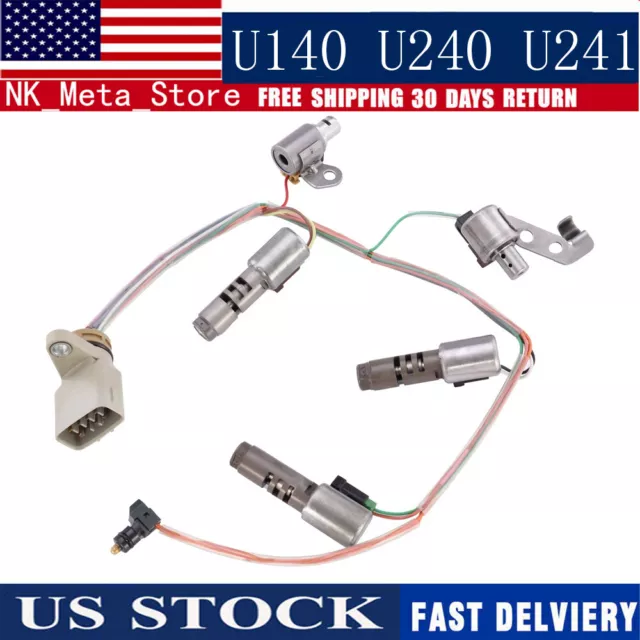 U140 U240 U241 Transmission Solenoid Valve Kit For Lexus RX300 Toyota Camry RAV4