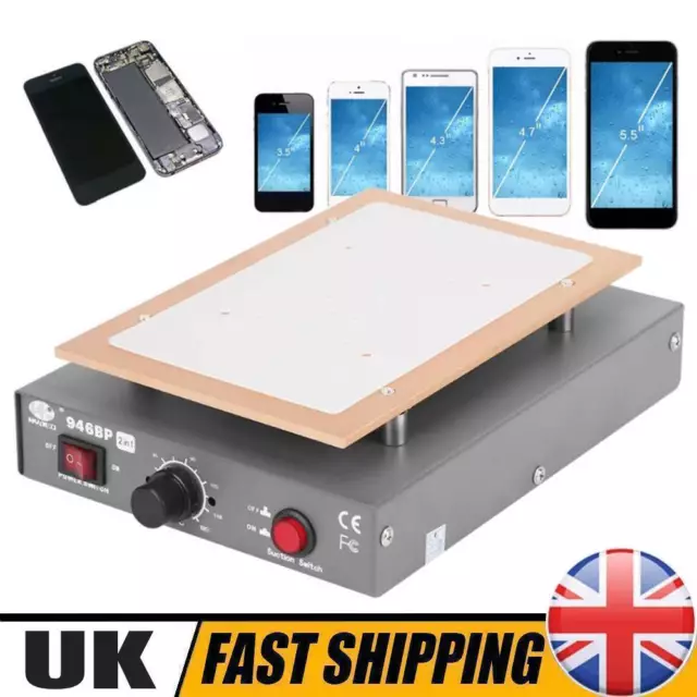 UK Vacuum Pump LCD Glass Screen Heat Separator Hot Plate Screen Repair Machine