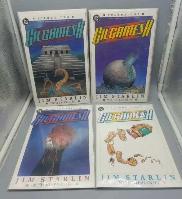 Gilgamesh II Set 1-4 (DC Comics 1989) Jim Starlin Prestige Format Mature Reader
