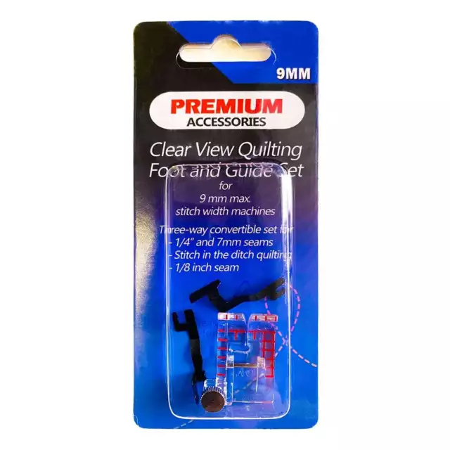 Premium Accessories 9mm Clear View Quilting Foot for Janome - Skyline Horizon