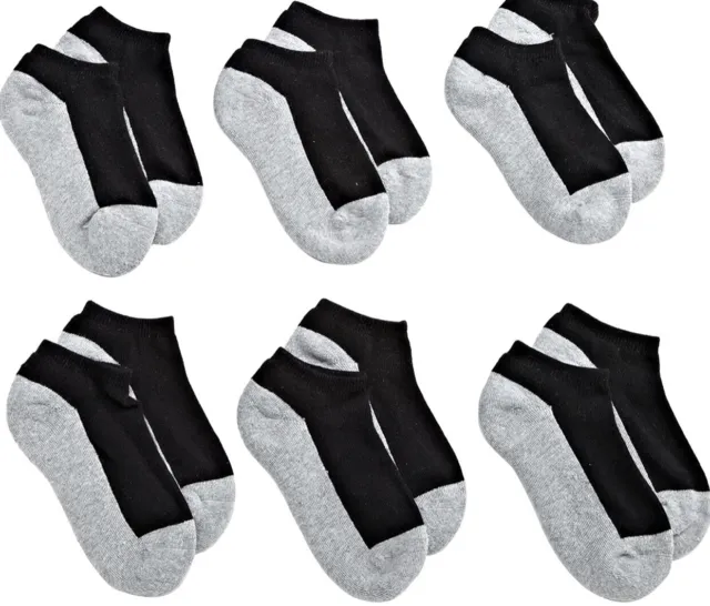 NWT Jefferies Socks boys Seamless Sport Low Cut Half Cushion Size M