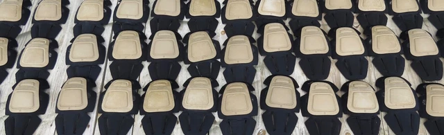 USED Crye Precision AirFlex Coyote Combat Knee Pads Set PAD-KC3-01-000 5571