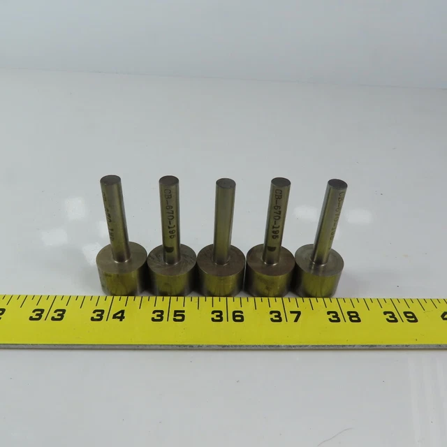Carbon Steel Counter Bore Pilot 57/64" x 5/16" x 43/64" Depth Lot of 5