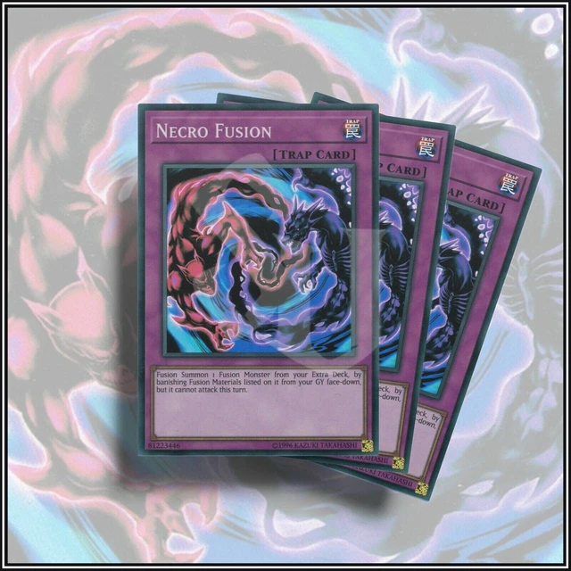 YuGiOh NECRO FUSION x3 | SUPER RARE ▪️ 1ST EDITION 💎