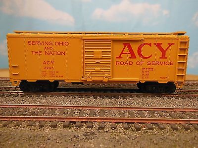 Ho Scale Athearn Akron Canton & Youngstown Acy 3247 40' Box Car Kit Built