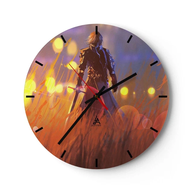 Orologio da Parete in Vetro mappa mondo moderno 40x40cm | FindTheDeal