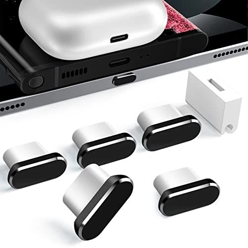 USB Type C Anti Dust Plug, USB C Dust Cover Cap [5-Pack] Dust Plugs USB C Port
