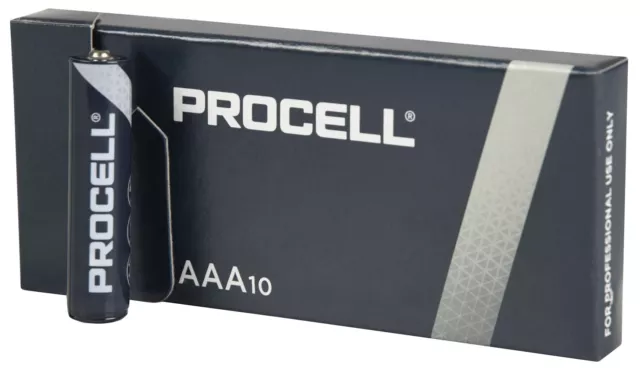 Duracell Industrial Procell Alkalibatterien (10er Pack) AA AAA C D PP3 9 V