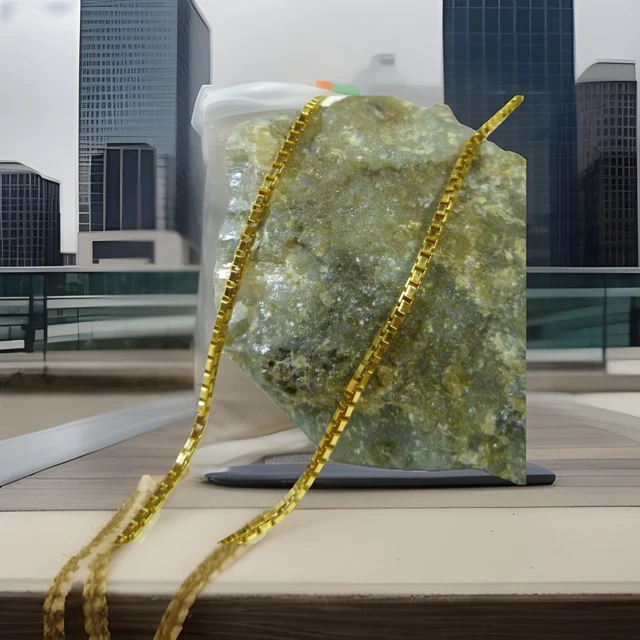 Delicata Catena Ad Ancora Rotonda In Filigrana, Vero Oro 333 (8 Carati), Larga Circa 0,8 Mm, Made In Germany - Italia