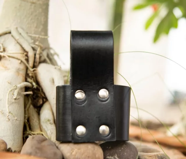 Leather Plain  Holster Viking Axe Small Holder for Tool Belt Tool Case.