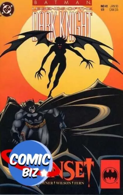 Batman Legends Of The Dark Knights #41 (1993) 1St Printing Main Cover Dc Comics