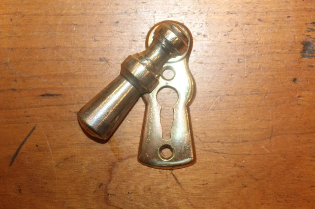 Cast Brass Bronze Antique Vintage Door Escutcheon with Key Door CC-80