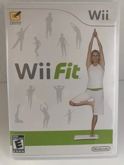 NINTENDO Wii Fit Game And Manual! Tested Working!