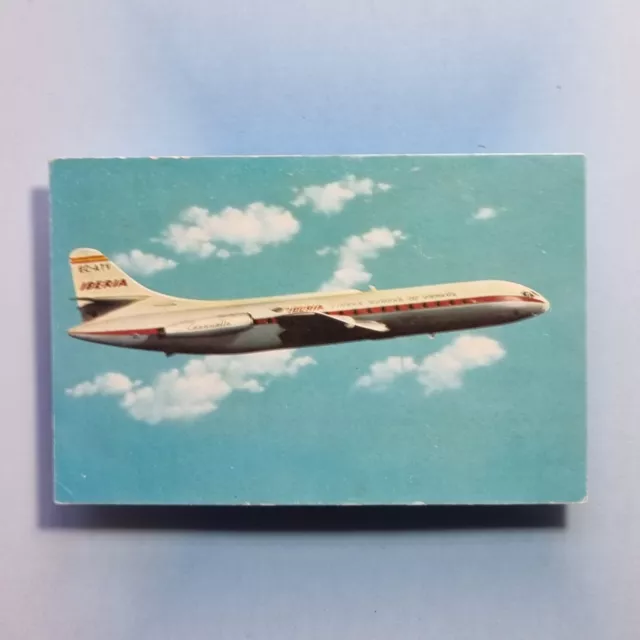Vintage Verkehrsflugzeug Postkarte C1965 Caravelle VI r Iberia Airlines Spanien