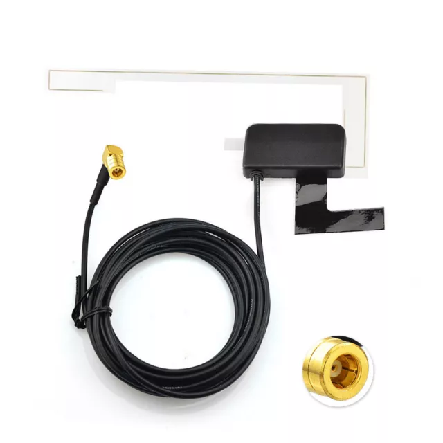 Eightwood Aktive DAB Antenne DAB+ Autoantenne SMB Adapter DAB Digitales Antenne