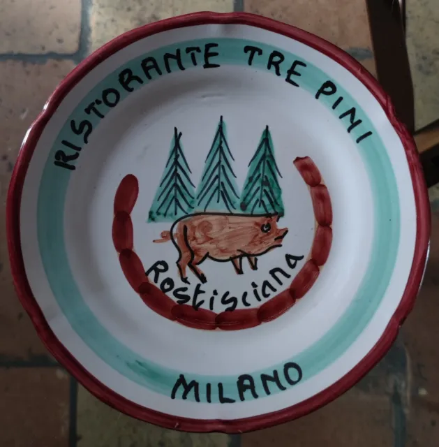 piatti del buon ricordo Tre Pini Rostisciana 6G Ante Presentazione 1974