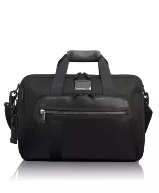 TUMi Mountain 3 Way Brief Alpha Bravo Bag Laptop Backpack Black NWOT $525