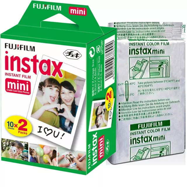 30 Prints Fujifilm Instax Mini Instant Film fits Fuji 8 9 11 12 90 7s 25 SP2