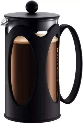 Bodum Kenya French Press Coffee Maker, Borosilicate Glass 3-Cup 0.35L