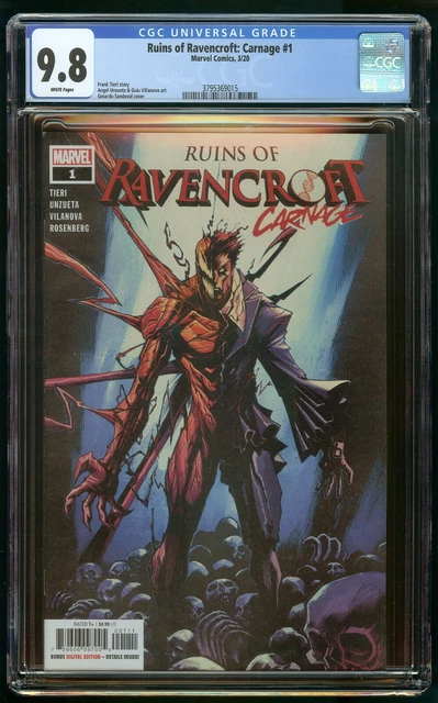 RUINS of RAVENCROFT CARNAGE #1 (2020) CGC 9.8 1st APPEARANCE CORTLAND KASADY