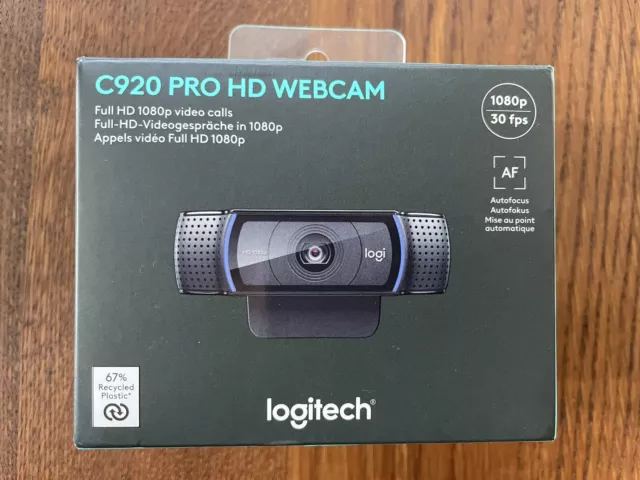 Logitech C920 HD Pro Webcam FULL-HD Video Call Camera