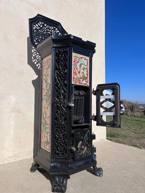 Poêle bois bûches Godin Petit Carvin - 8kW - Noir anthracite - Bricolage