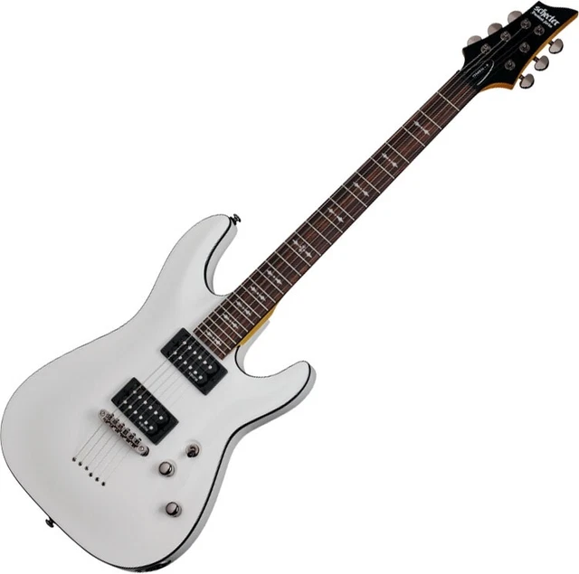 Schecter Omen-6 Electric Guitar In Vintage White Finish