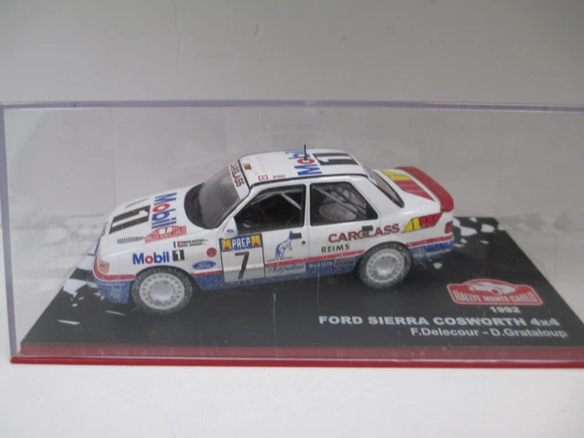 DECALS FORD SIERRA COSWORTH 4X4 BOS RACING - ROTHMANS - RALLY DU VAR 1