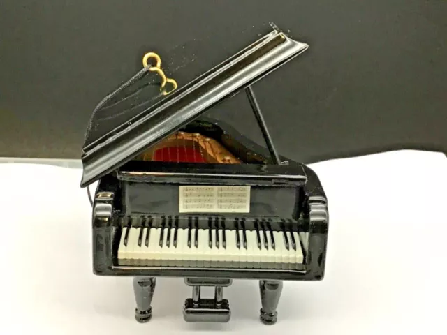 Broadway Gifts Co. Musical Instrument Hanging Ornament Black Grand Piano