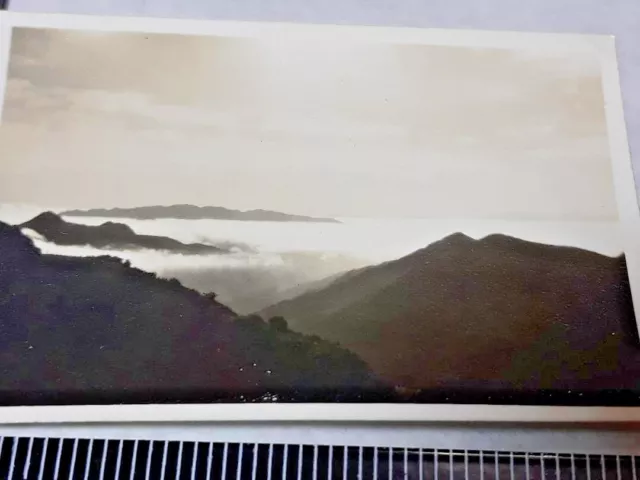 Vintage Above the Clouds Mountains Eritrea Africa Orig. Photo 1940s