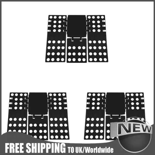 Supporto tessuto in plastica organizer scheda indumento pieghevole strumenti di stoccaggio (nero)