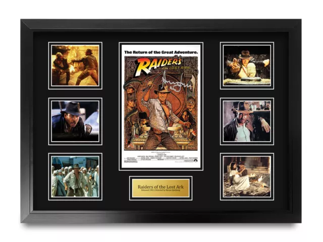 Indiana Jones Raiders of the Lost Ark Signed Large A2 Framed Printed Gift