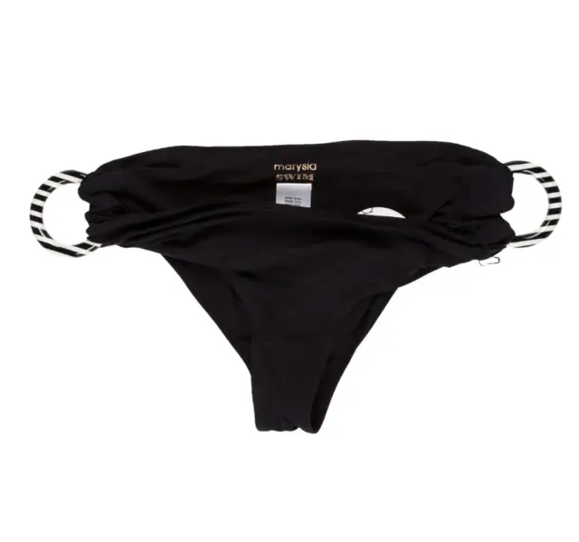 Marysia Swim A3448 Womens Black Bikini Bottom Size Medium