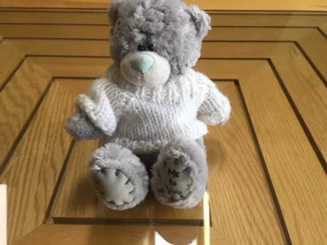 Carte Blanche Me To You Tatty Teddy 6” tall Bear Plush Soft Toy in White Jumper