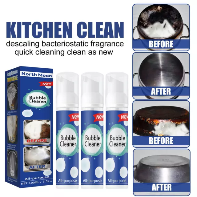 Limpiador de aceite pesado de cocina utensilios de cocina limpios, frescos y disipadores de olores 300 ml