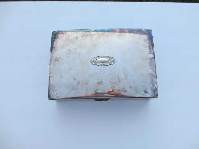 Vintage Towle Sliver Plate Jewelry Box - New- never used