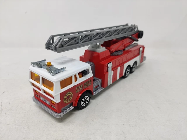 Camion De Pompiers Majorette 1/47 – Nacelle, Série 3000, Made In France