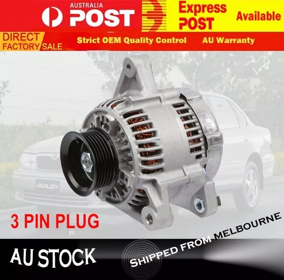 New Alternator for Toyota Avalon MCX10R Camry MCV20R V6 3.0L 1MZ-FE 97-05 3 PIN