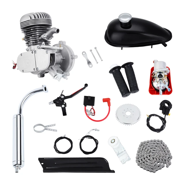 Kit De Moteur De Vélo 80 Cc - Kit De Bobine Magnétique CDI - Bobine D'allumage CDI - Poignée D'embrayage - Kit De Câble Pour Sièges De Vélos Motorisés 80 Cc Et