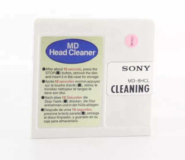 SONY MINIDISC LASER Lens Cleaner VGC (MD8HCL) 99.99 PicClick
