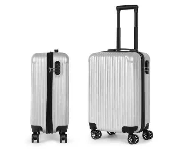 Carry On Luggage, 20" Hardside Suitcase ABS Spinner Luggage with Lock