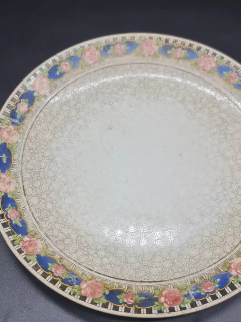 Grimwades Stoke On Trent Plate Floral Used Condition Made In England 3