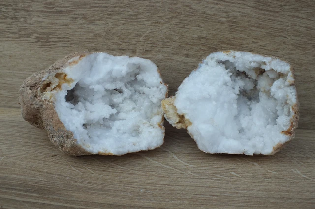 Quarz Druse Geode Marokko PAAR 0,65 kg (704)