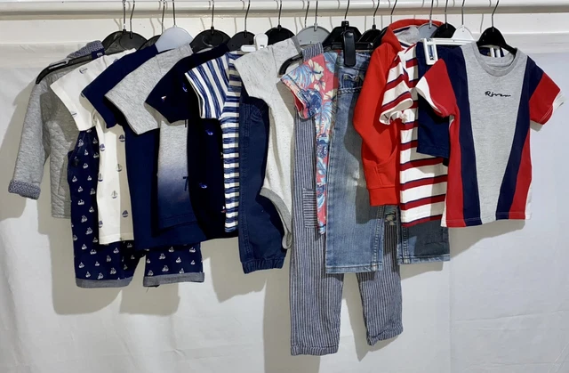 Boys Clothes Bundle 12-18 month NEXT, TED BAKER, M&S, H&M, LEVIS *16 Items*